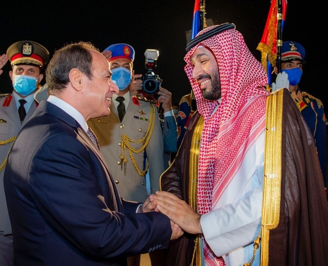 มกุฎราชกุมารซาอุฯ ถึงอียิปต์แล้ว ในทัวร์ 3 ประเทศ