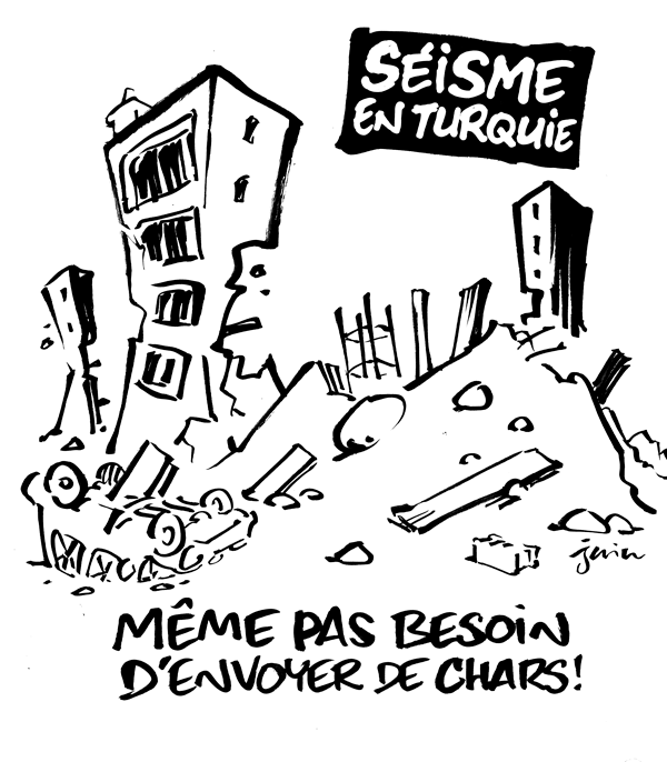 ฉาวอีก! นิตยสารฝรั่งเศส วาดการ์ตูนซ้ำเติมเหยื่อแผ่นดินไหว