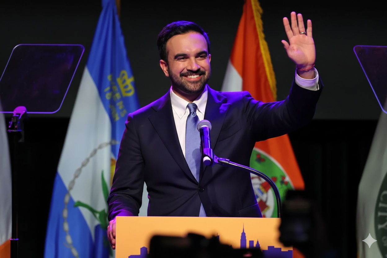 Zohran Mamdani มุสลิมคนแรกคว้าตำแหน่งนายกเทศมนตรีนิวยอร์ก