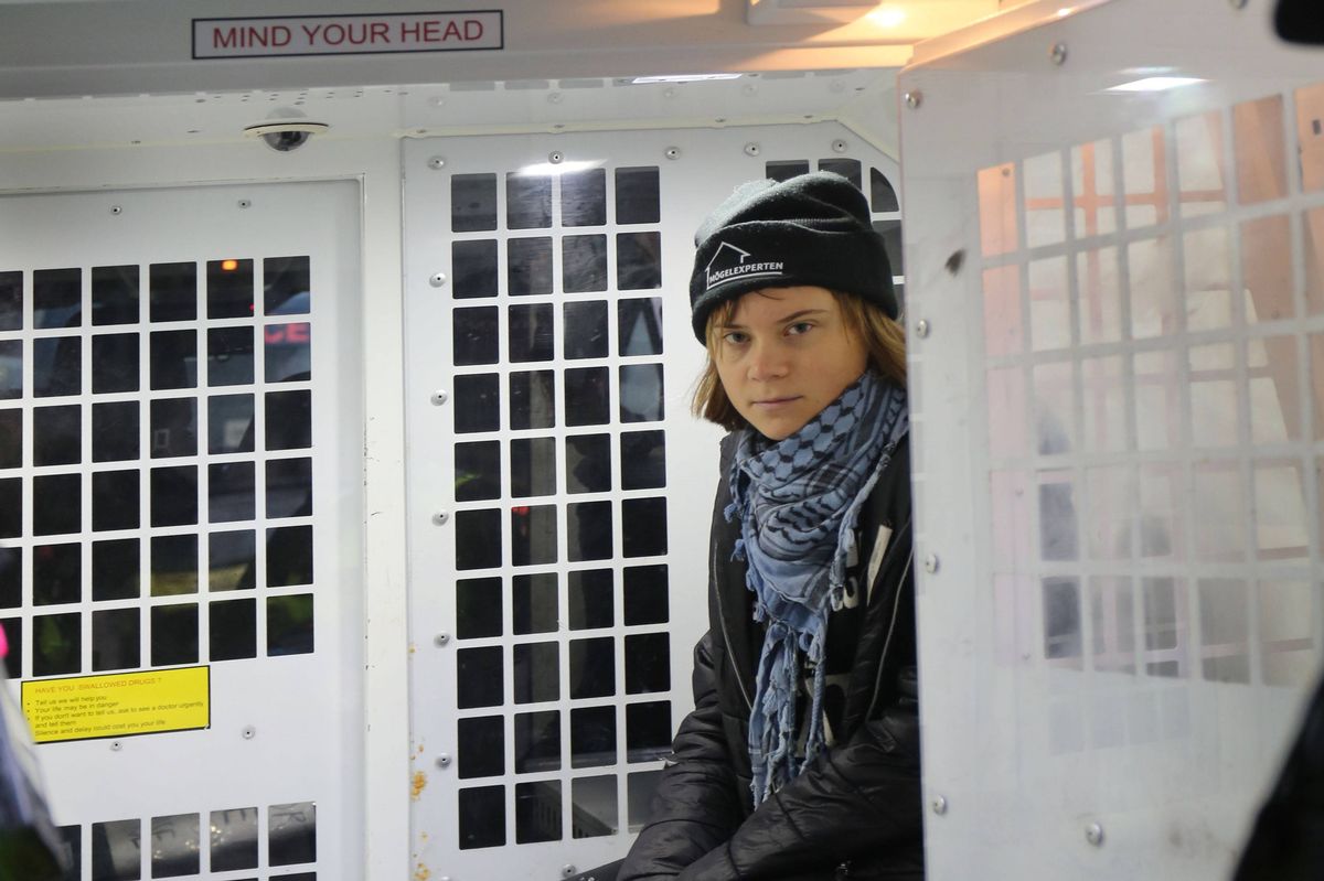 เกรตาโดนรวบ! ระหว่างเคลื่อนไหวหนุนปาเลสไตน์ที่ลอนดอน