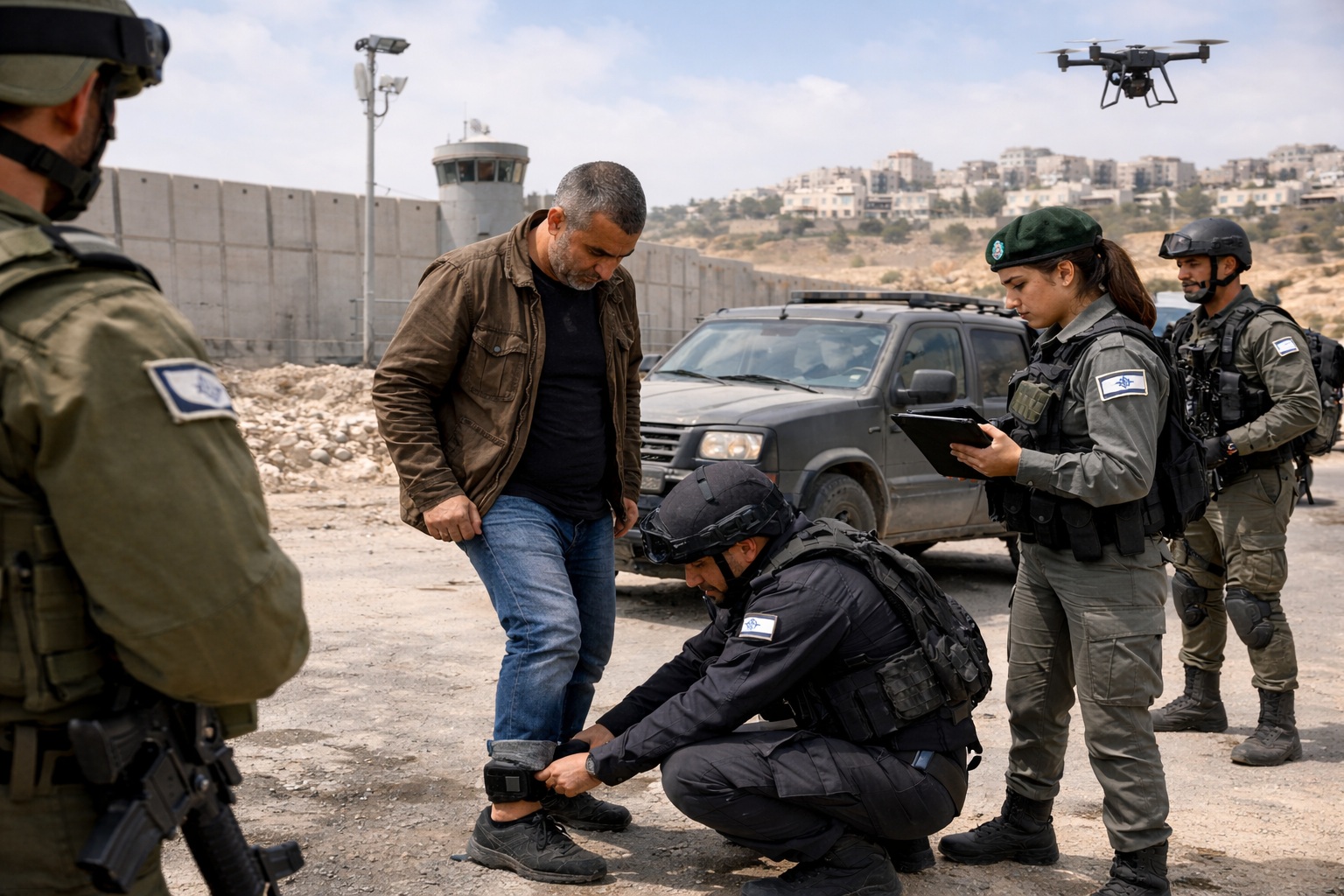 อิสราเอลเตรียมใช้ “แท็กอิเล็กทรอนิกส์” ในเวสต์แบงก์