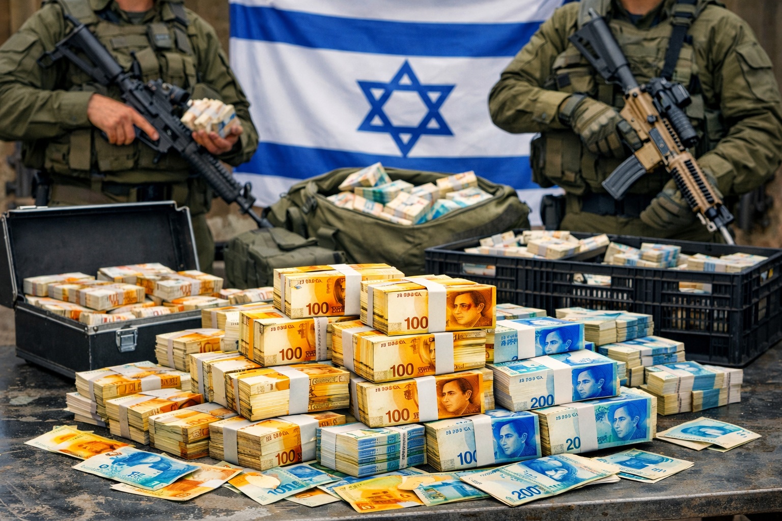 อิสราเอลยึดเงินกองทุน PA กว่า 149 ล้านเชเกล