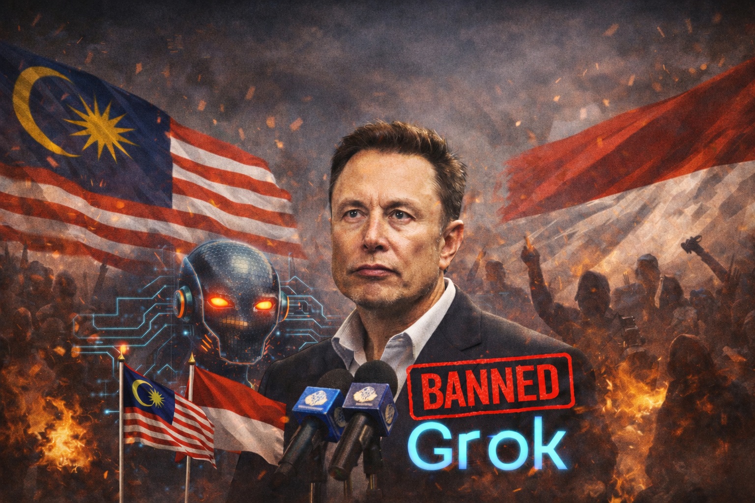 สองชาติแรกของโลกมุสลิมแบน Grok หลัง AI ถูกใช้บิดเบือนความจริง