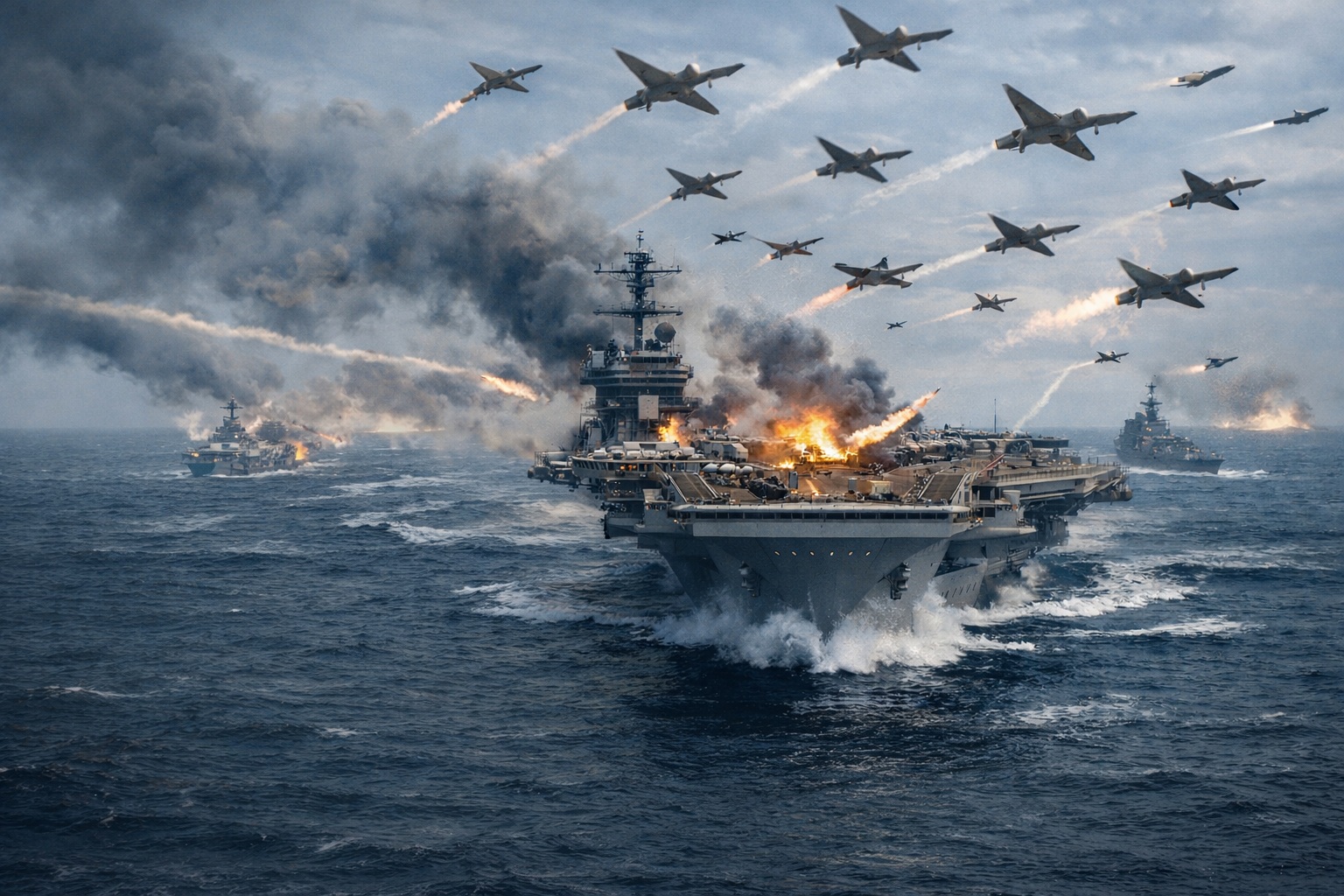 ผู้เชี่ยวชาญโดรนเตือน! ฝูงโดรนอิหร่านเสี่ยงคุกคามกองเรือสหรัฐฯ