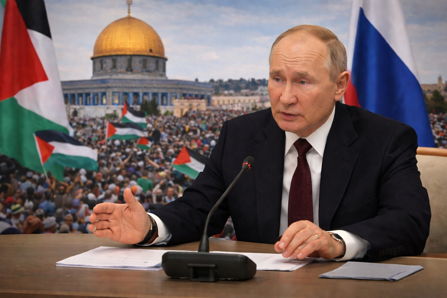 ปูตินชัดเจน! การตั้ง “รัฐปาเลสไตน์” คือเรื่องของหลักการ