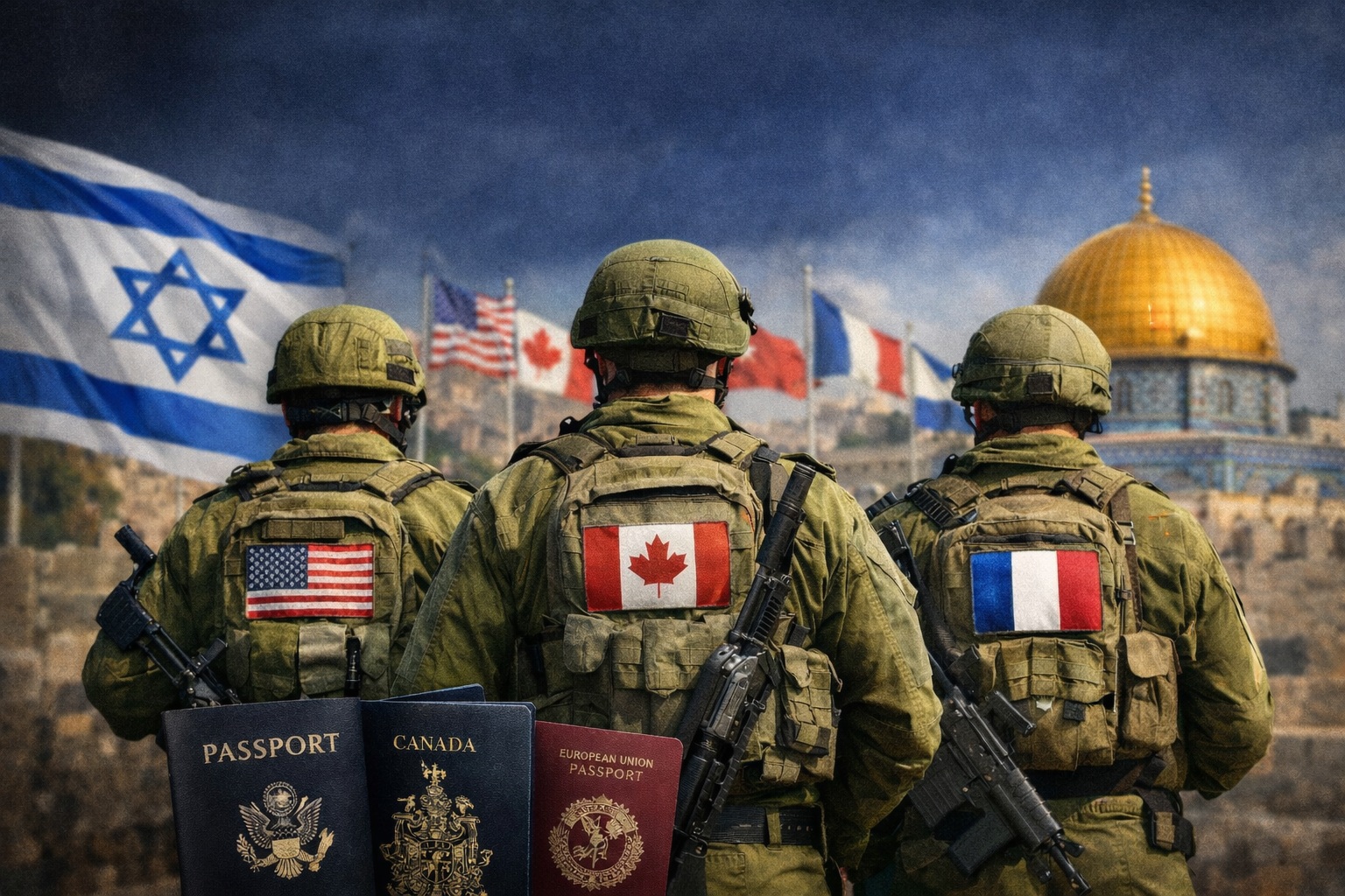 รายงานเปิดโปง ทหารอิสราเอลกว่า 50,000 นาย มีสัญชาติซ้อน 1-3 ประเทศ