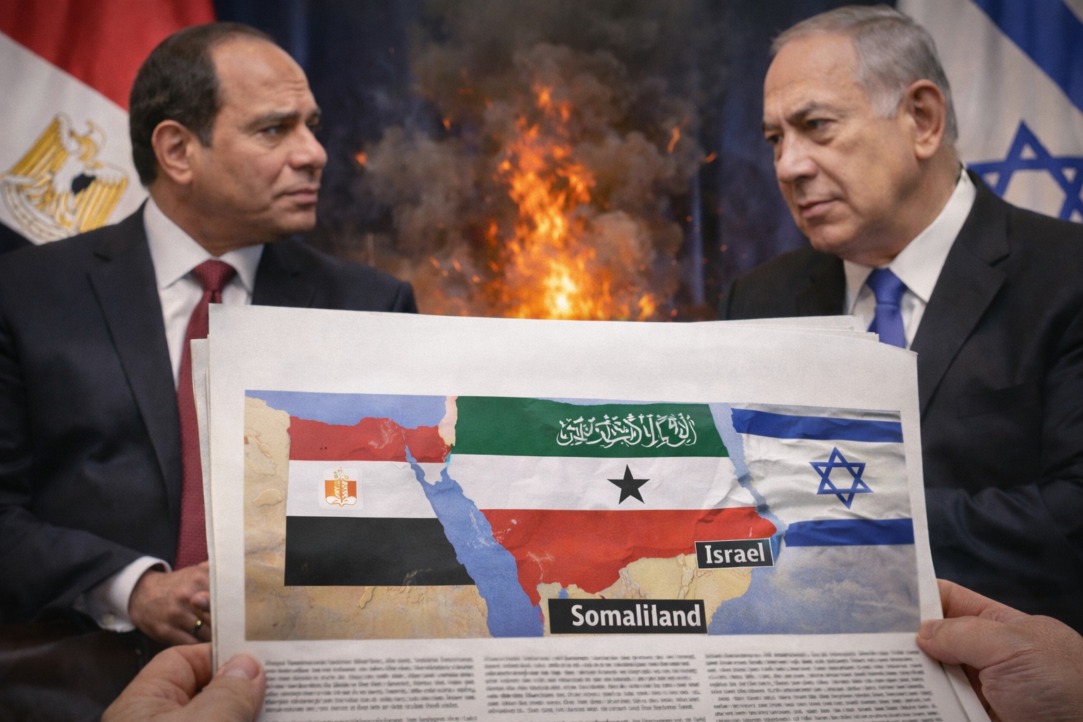 ประเด็นร้อน! รายงานโยงโซมาลิแลนด์กับความสัมพันธ์ตึงเครียดอียิปต์–อิสราเอล