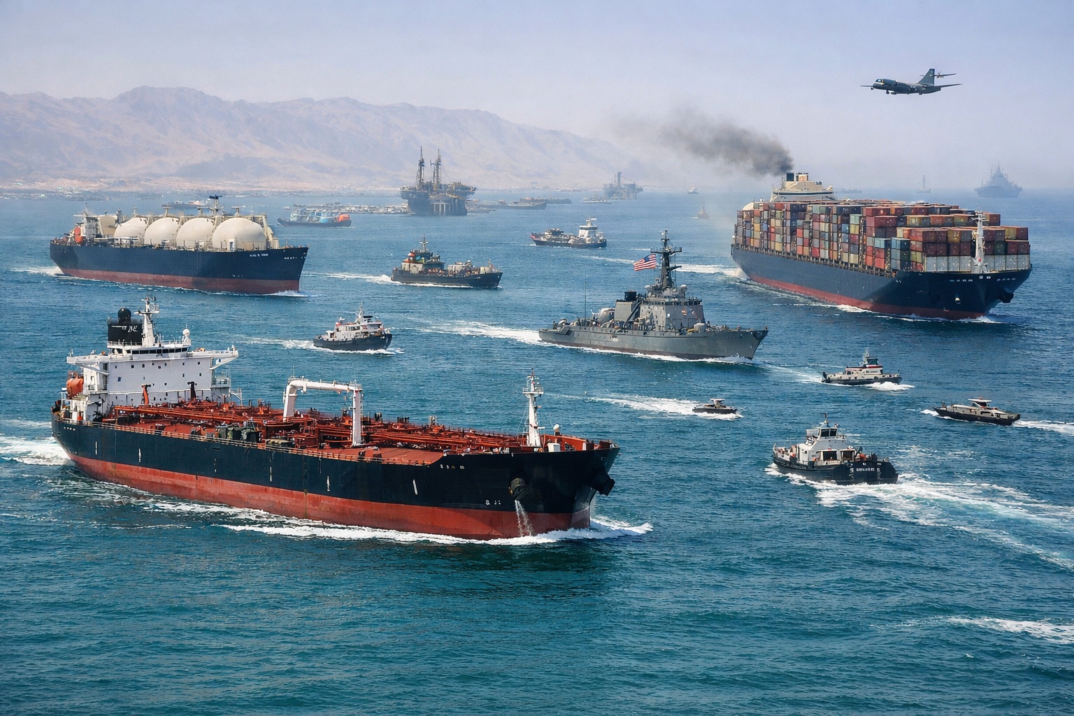 เรือบรรทุกน้ำมันฝ่าวงปิดล้อมสหรัฐฯ ผ่านช่องแคบฮอร์มุซ