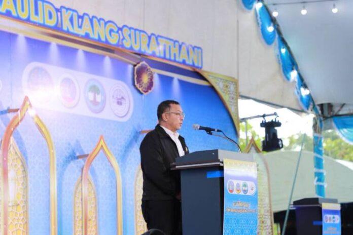 พิพัฒน์ ชื่นชมจัดงานเมาลิดกลางสุราษฎร์ ทุกฝ่ายร่วมมืออย่างดี สะท้อนพลังศรัทธาที่เข็มแข็ง
